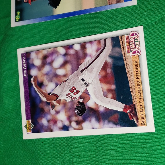 Jim Abbot Baseball Card Bundle 90 91 92 Score Upper Deck Classic - Picture 8 of 13